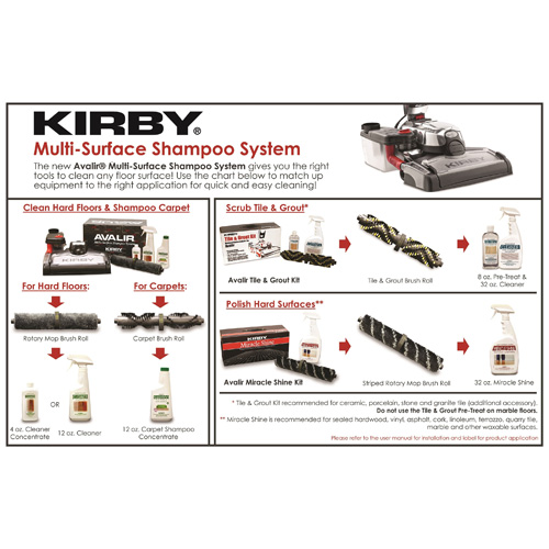 Kirby Multi Boden Reinigssystem, Kirby Hardwood Floor Cleaner