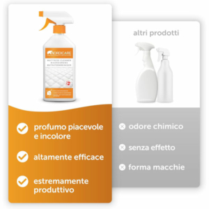 Detergente per materassi efficace